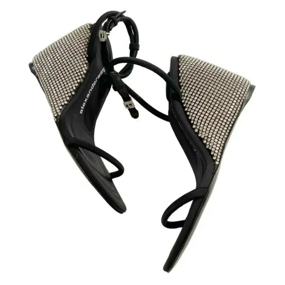 Alexander Wang Black Wedge Sandals